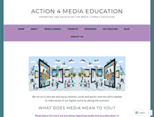 Tablet Screenshot of action4mediaeducation.org